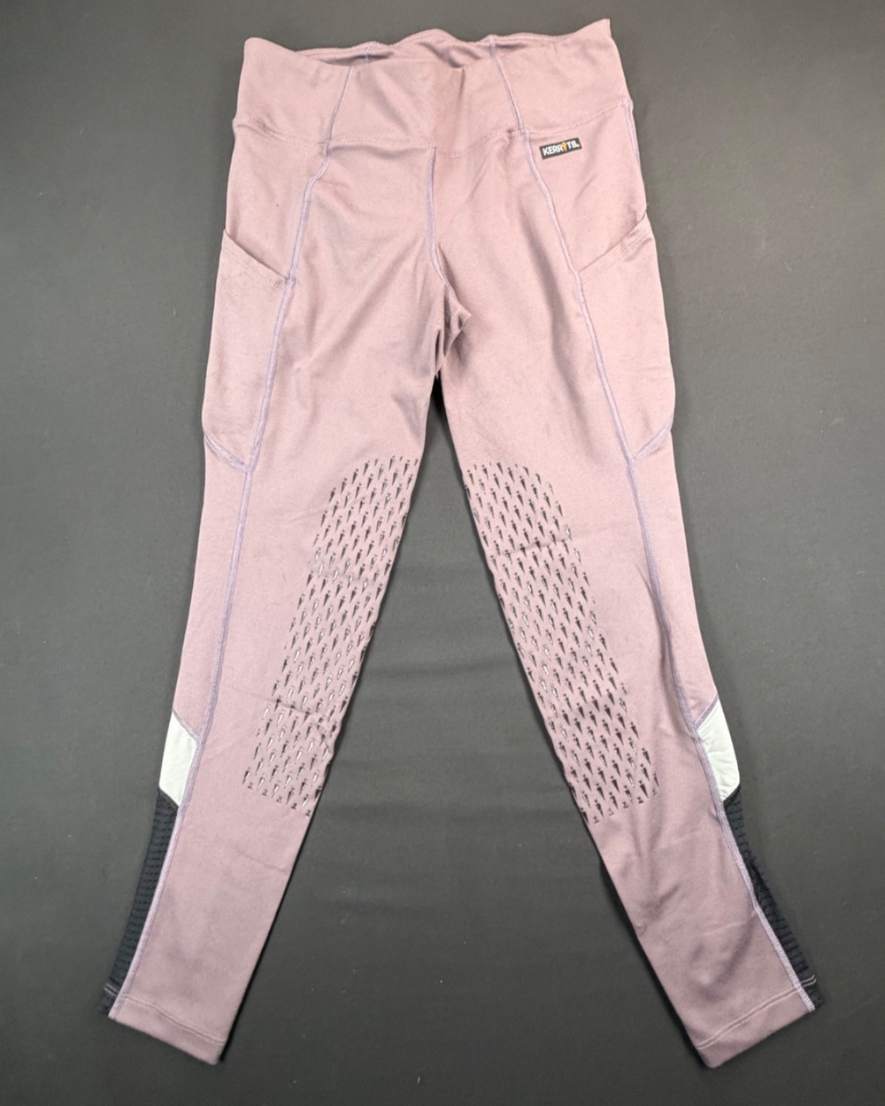 Kerrits Purple Freestyle Riding Tights (Women's Medium) with Pockets